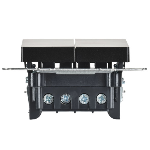 BRITE Выключ. 2-кл. перекр. 10А ВС10-2-3-БрЧ черн. IEK