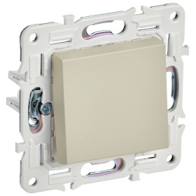 IEK SKANDY Песочный Выключатель 1-клавишный проходной 10А SK-V02Sa