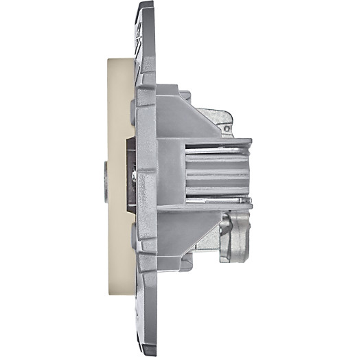 Розетка TV (телевизионная) - Legrand/Daccord Inspiria - проходная - слоновая кость