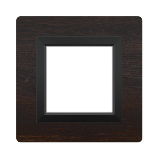 Рамка из натурального дерева 1 пост (2 мод.), Avanti, венге