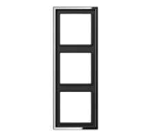 JUNG LS 990 Блестящий Хром Рамка 3-ая