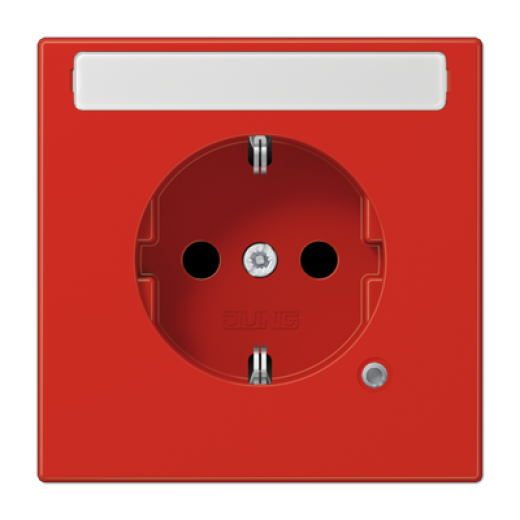 SCHUKO розетка с полем для надписи 9x58 мм