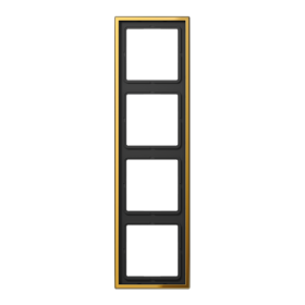 JUNG LS 990 Блеск золота Рамка 4-ая