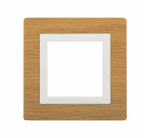 DKC Avanti Рамка из натурального дерева, беленый дуб, 1 пост (2 мод.)