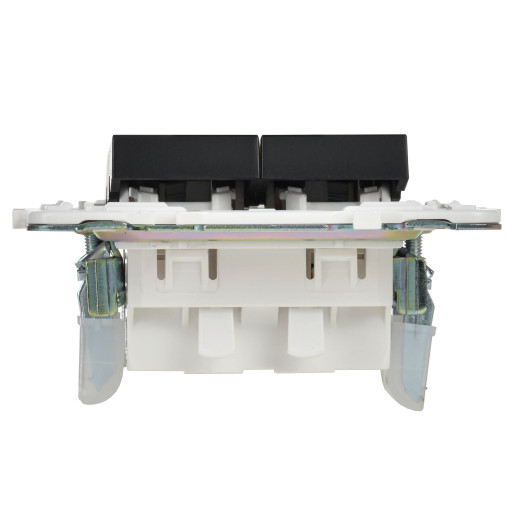 SKANDY Выключ. 2-кл. прох. 10А SK-V05Bl черн. IEK