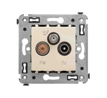 DKC Avanti Розетка TV-FM-SAT в стену, 