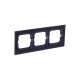 Рамка 3-постовая, axcent, чёрный