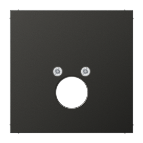JUNG Крышка для одного гнезда подключения громкоговорителя антрацит