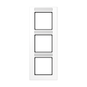 JUNG Белая Рамка 3-ая; термопласт