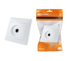 TDM Розетка телевизионная простая (0-2400МГц, 