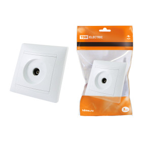 TDM Розетка телевизионная простая (0-2400МГц, 