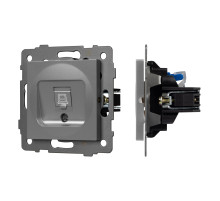 Arlight Механизм компьютерной розетки SCT-MPC1-PL-GR-V (RJ-45, CAT6) (-)