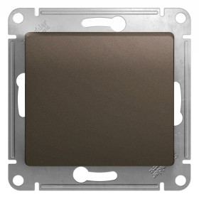 Systeme Electric Glossa Шоколад Переключатель 1-клавишный, сх.6, 10АХ
