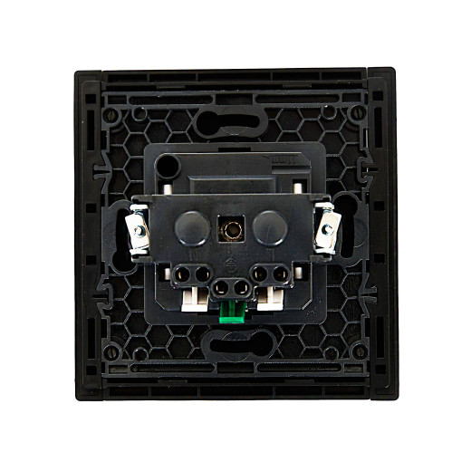 FORTE&PIANO Роз. с з/к без з/ш б/к 16А FP114 чер. IEK