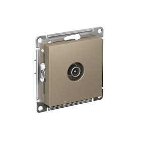 Systeme Electric AtlasDesign Шампань Розетка TV оконечная 1DB, механизм