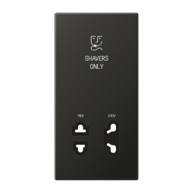 JUNG Накладка бритвенной розетки антрацит