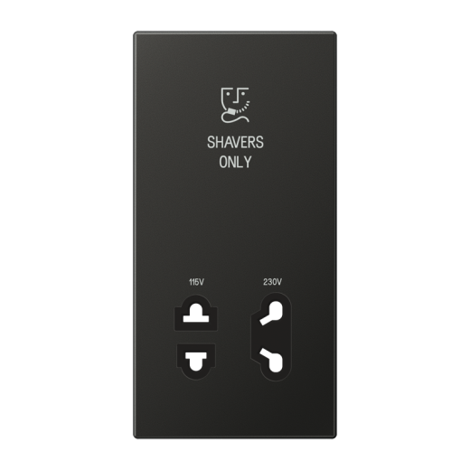 накладка бритвенной розетки антрацит