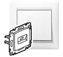 Legrand Valena Бел Розетка комп(RJ45) 2-ая 6 кат UTP.