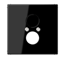 JUNG KNX Черная Kрышка для 2-х акустических гнезд