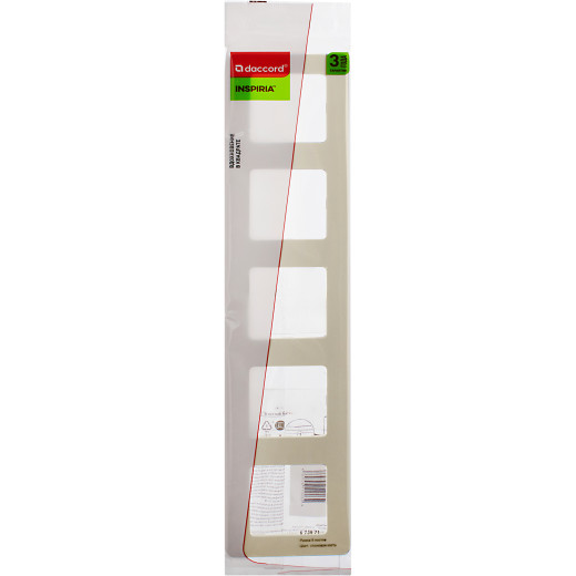 Рамка 5 постов - Legrand/Daccord Inspiria - слоновая кость