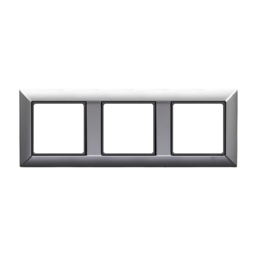 Рамка 3-поста, Eco Profi, термопласт, алюминий