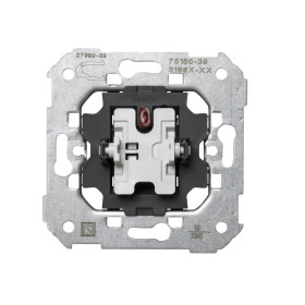 Simon 75 Мех Выключатель кнопочный с подсветкой