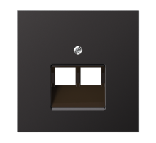 JUNG LS 990 Dark Крышка для сдвоенной телефонной и компютерной розетки UAE