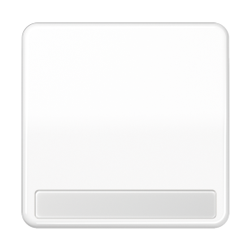 JUNG CD 500/CD plus Белая Клавиша 1-ая с полем для надписи