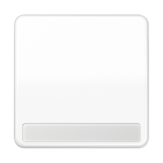 Клавиша для выключателя с полем для надписи, белая