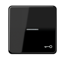 JUNG CD 500/CD plus Черная Клавиша 1-ая с/п с символом КЛЮЧ