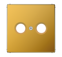 JUNG LS 990 Золото Накладка TV-FM розетки