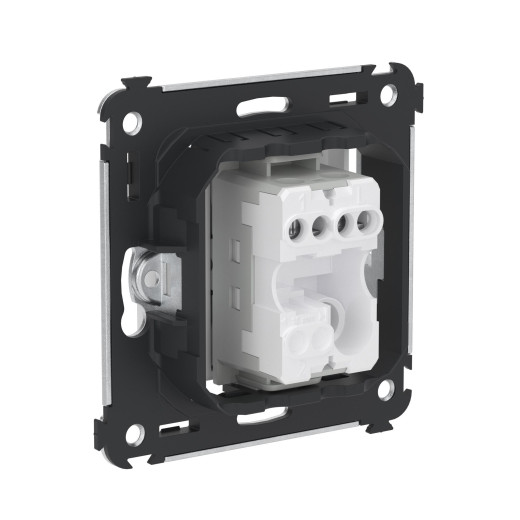 Кнопка одноклавишная в стену, Avanti, белое облако