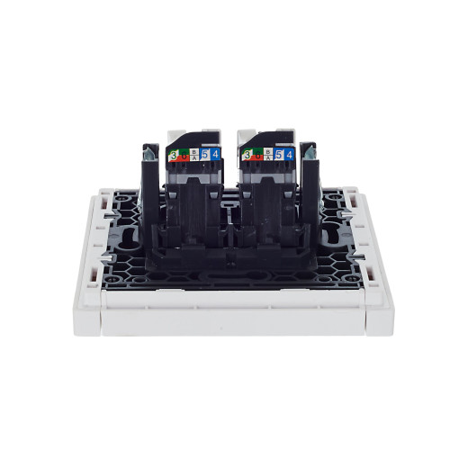 FORTE&PIANO Роз. комп. 2-ая RJ45 кат.5E FP233 бел. IEK