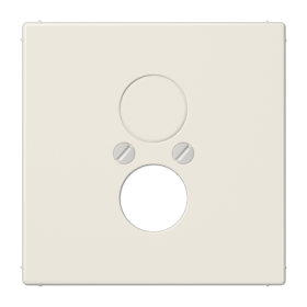 JUNG Слоновая кость Крышка для 2-х гнезд (разъемов длягромкоговорителей)