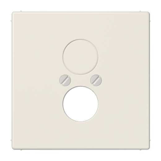 Крышка для 2-х гнезд (разъемов для громкоговорителей), слоновая кость