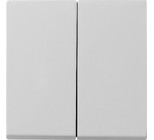 Gira S-55 Сер матовый Клавиша 2-ая с комплектом уплотн. IP44 для клавишн. и кноп.выкл.