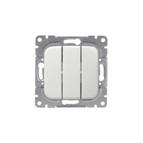 ABB Jussi Бел Выключатель 3-клавишный, 1-полюсный, 16А/230В