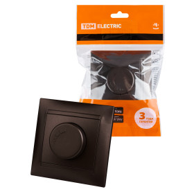 TDM Светорегулятор RL 300 Вт шоколад 