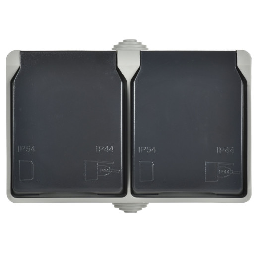 FORS Роз. 2-я с з/к/ш о/у 16А IP54 РСб22-3-ФСр сер. IEK