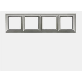 JUNG EcoProfi Standart Алюминий Рамка 4-ая