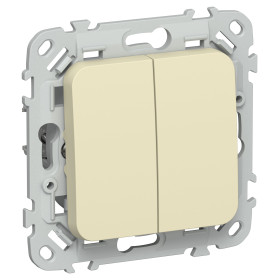 FLITE Выключ. 2-кл. прох. 10А ВС62-1-0-ФлН нав. IEK