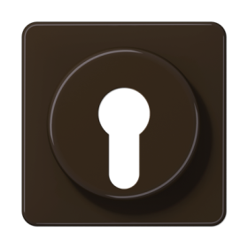 JUNG Крышка для выключателя с замком коричневая