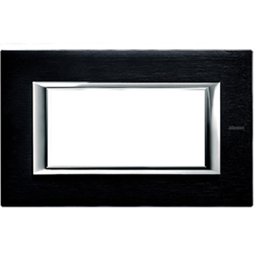 Axolute декоративные накладки прямоугольной формы, алюминий, цвет антрацит, на 4 модуля