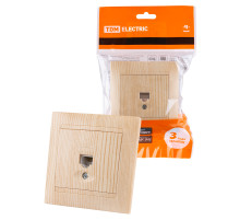 TDM Розетка компьютерная RJ45 сосна 