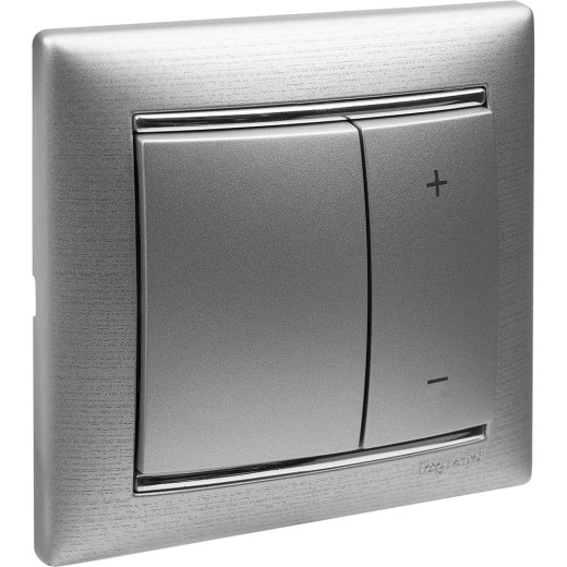 Рамка 1 пост - Legrand Valena - алюминий матовый