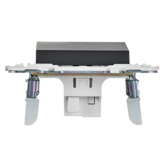 SKANDY Выключ. 1-кл. кнопоч. 10А SK-V14T титан IEK