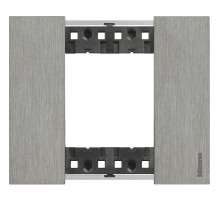 BT Living now Сталь Рамка немецкий стандарт 2 мод.