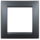 Рамка 1 пост, графит