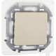 Переключатель одноклавишный IP44 - Legrand/Daccord Inspiria - 10АХ 250В безвинтовые зажимы - слоновая кость