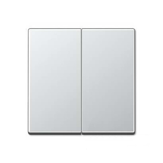 Клавиша для двойного выключателя, алюминий